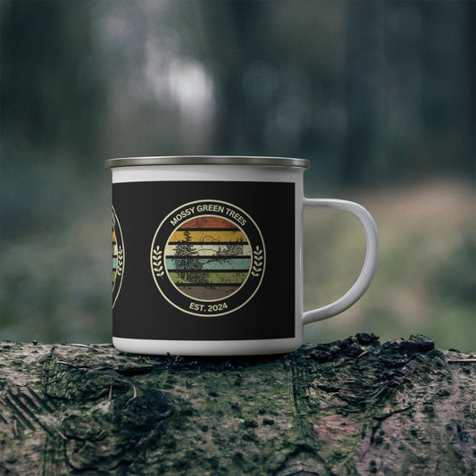 Mossy Green Trees Brand Camping Mug - Mini
