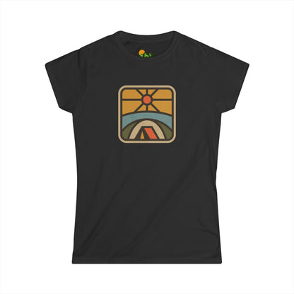Retro Sunrise Camping Women's Tee