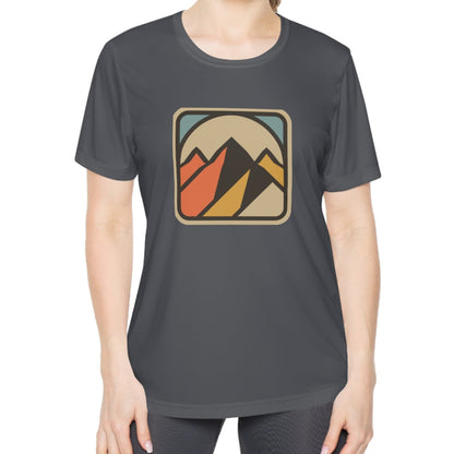 Retro Mountain Range Women’s Graphic T‑Shirt