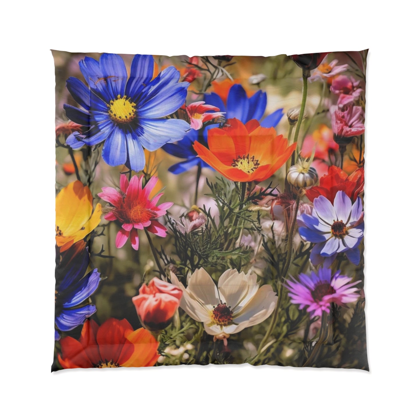 Rainbow Flower Comforter