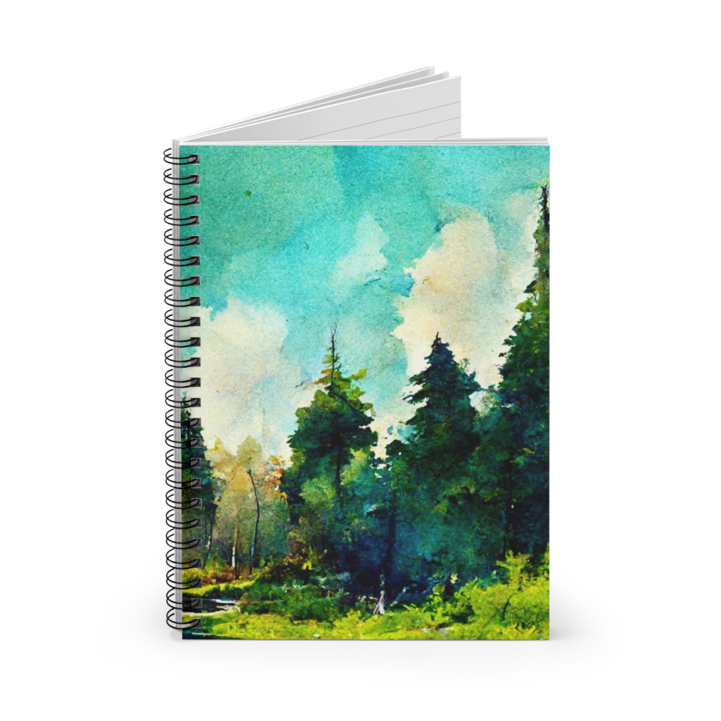 Mountain Water Spiral Notebook - Ruled Line