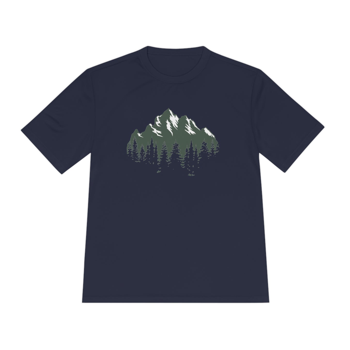 Snow Mountain Cap Unisex Moisture Wicking Tee