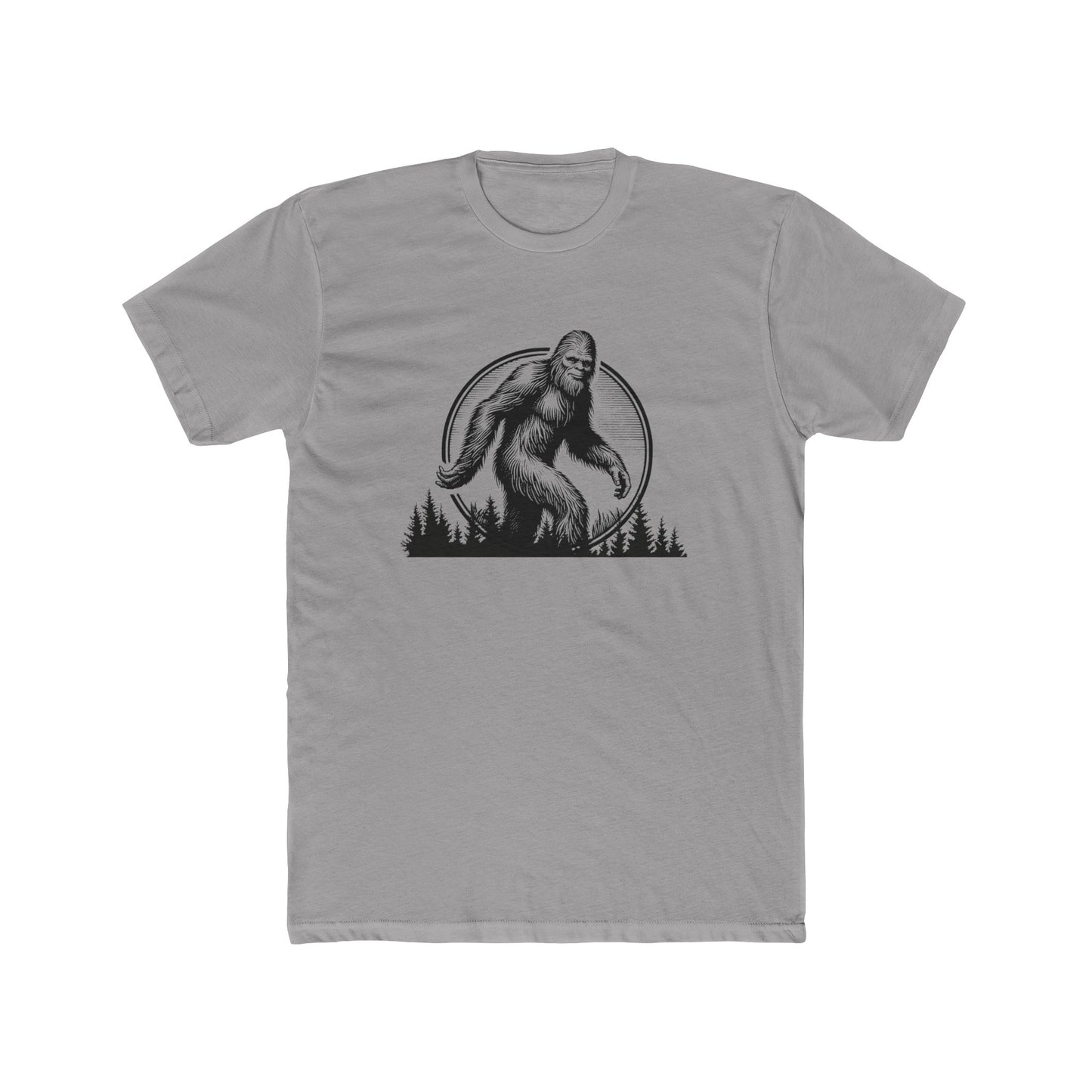 Bigfoot Rises Men's Cotton Crew Tee