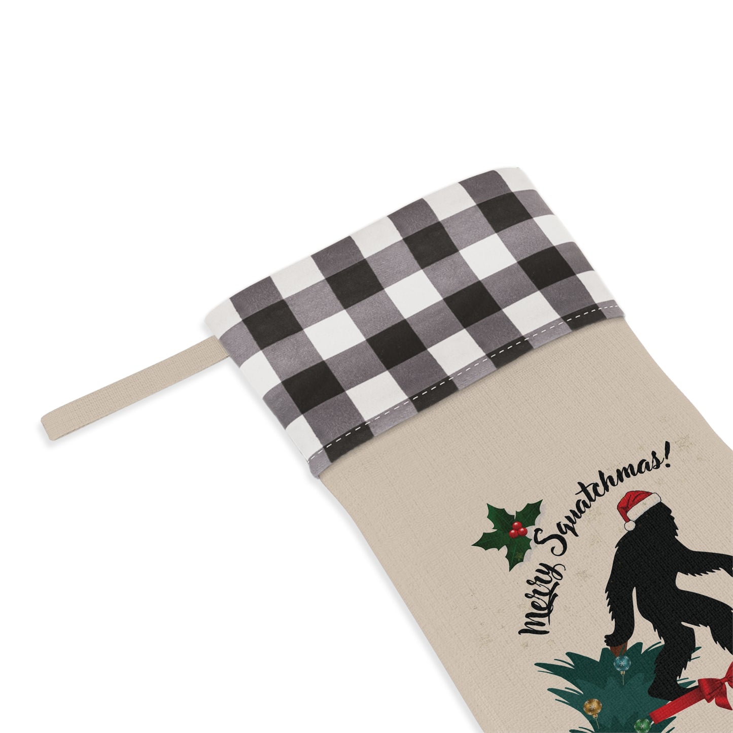 Merry Squatchmas Christmas Stocking