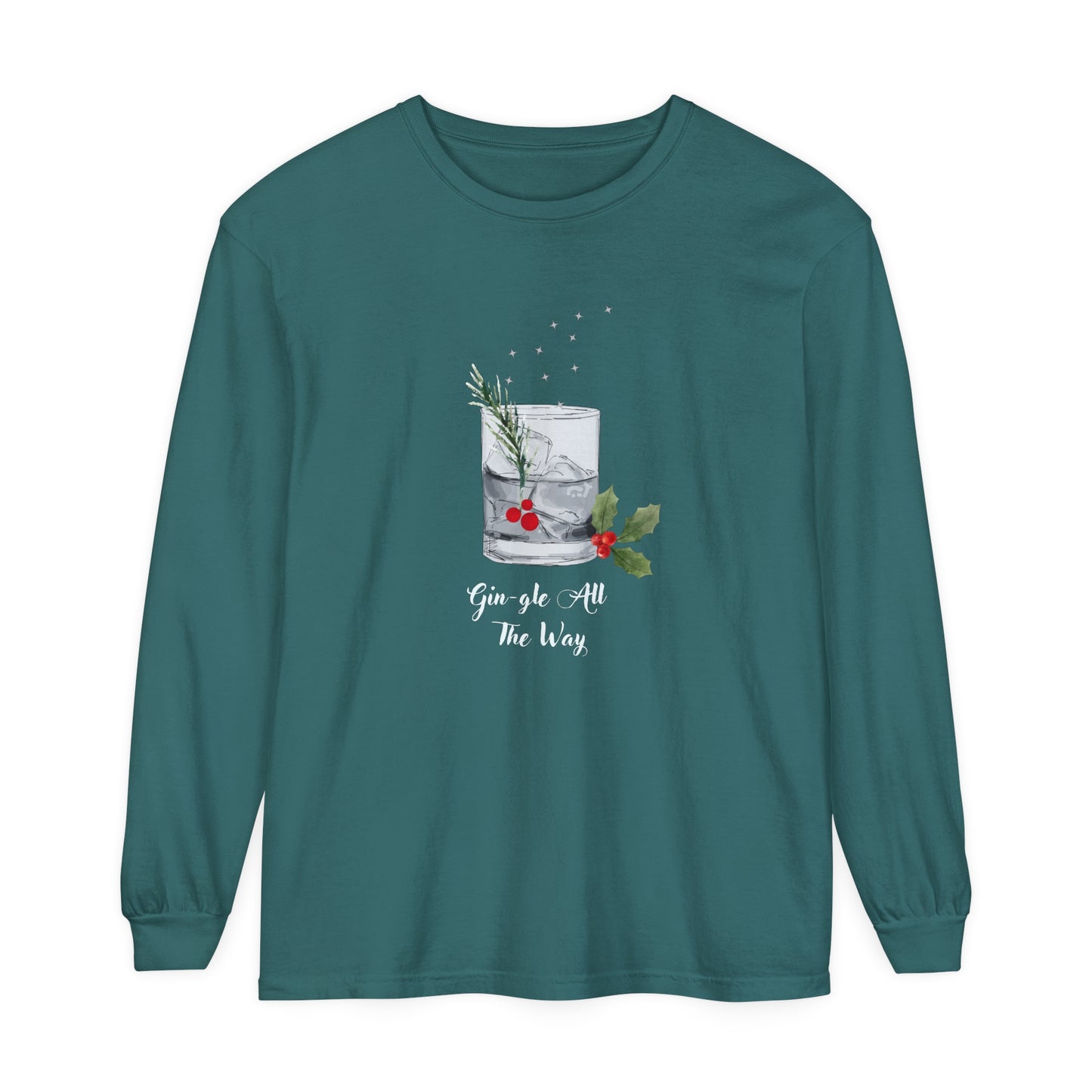 Gin-gle All The Way Long Sleeve T-Shirt