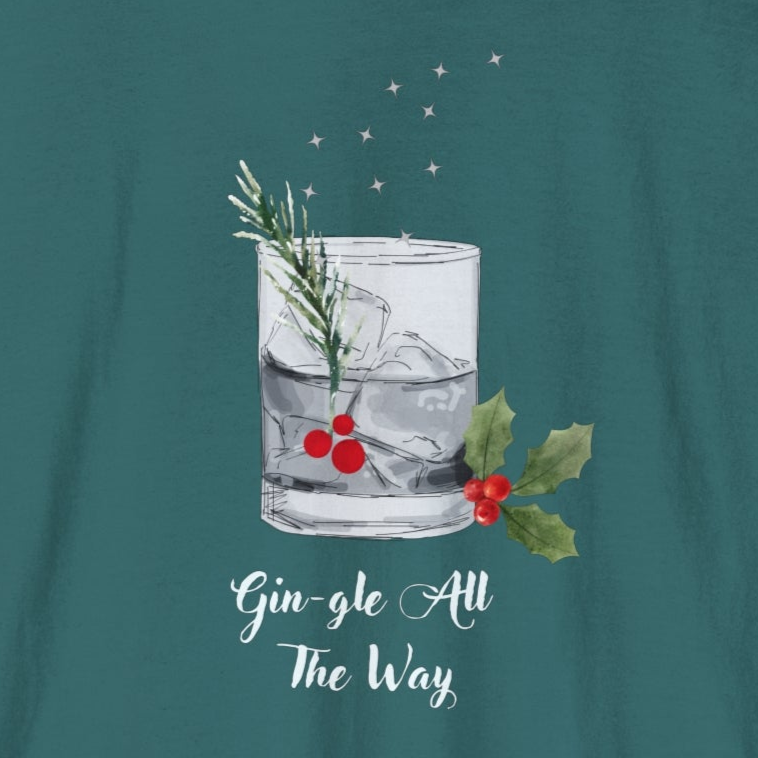 Gin-gle All The Way Long Sleeve T-Shirt