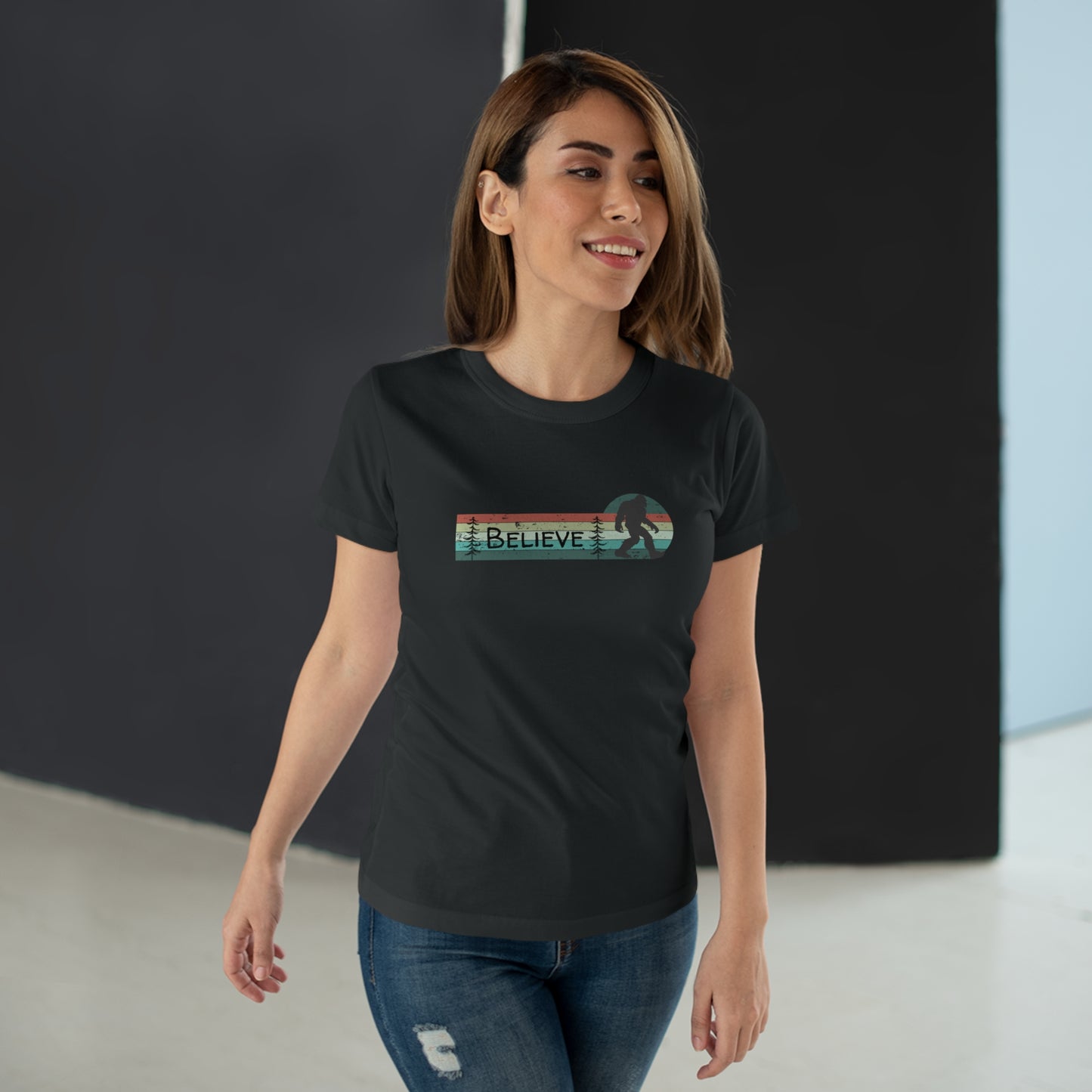 Bigfoot Believe Women's T-shirt