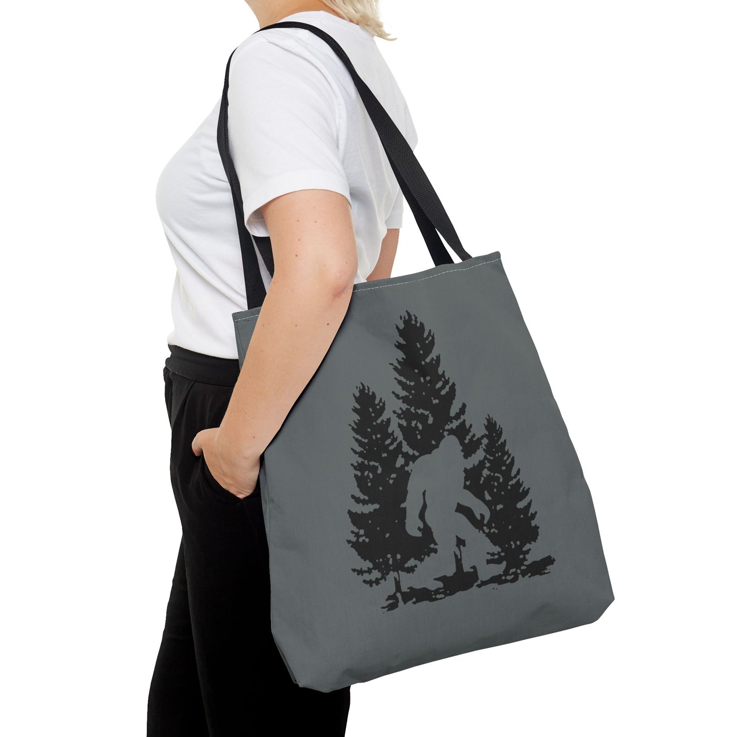 Bigfoot In The Woods - Tote Bag