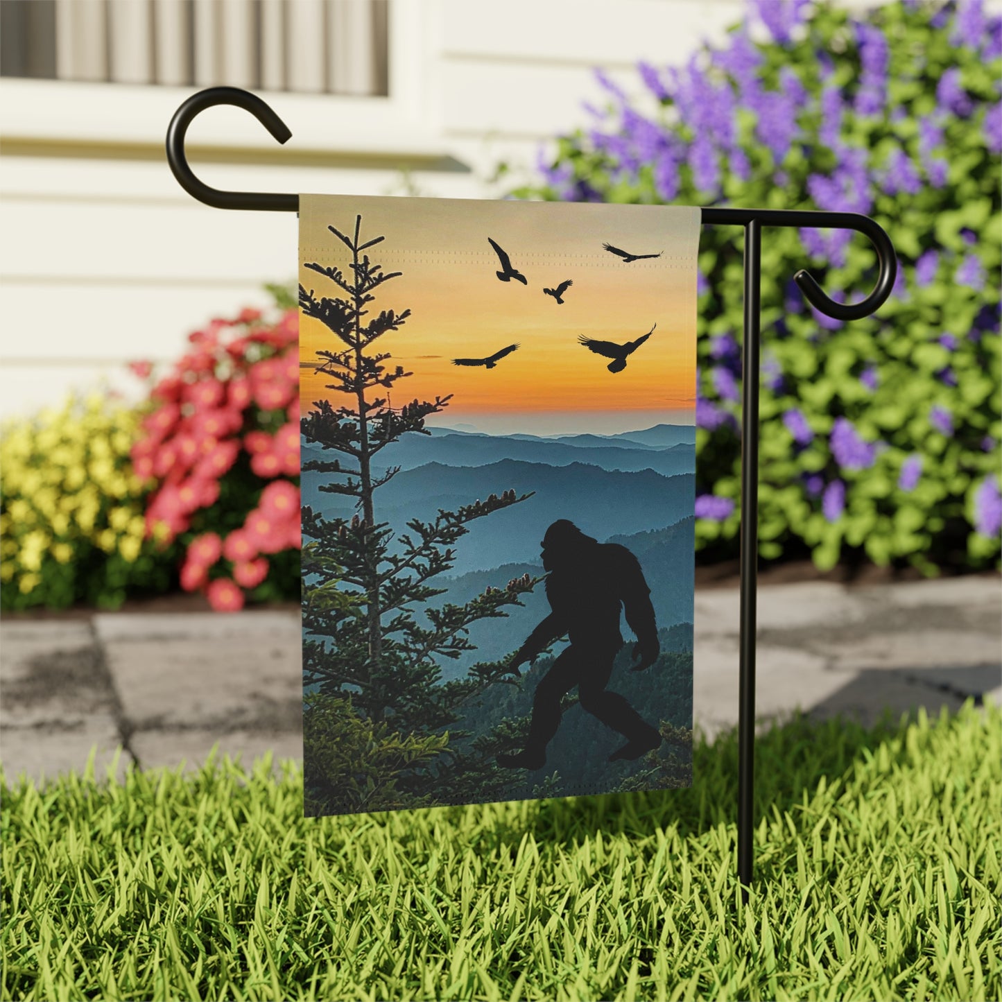 Bigfoot Blue Horizon - Garden Sign or House Banner