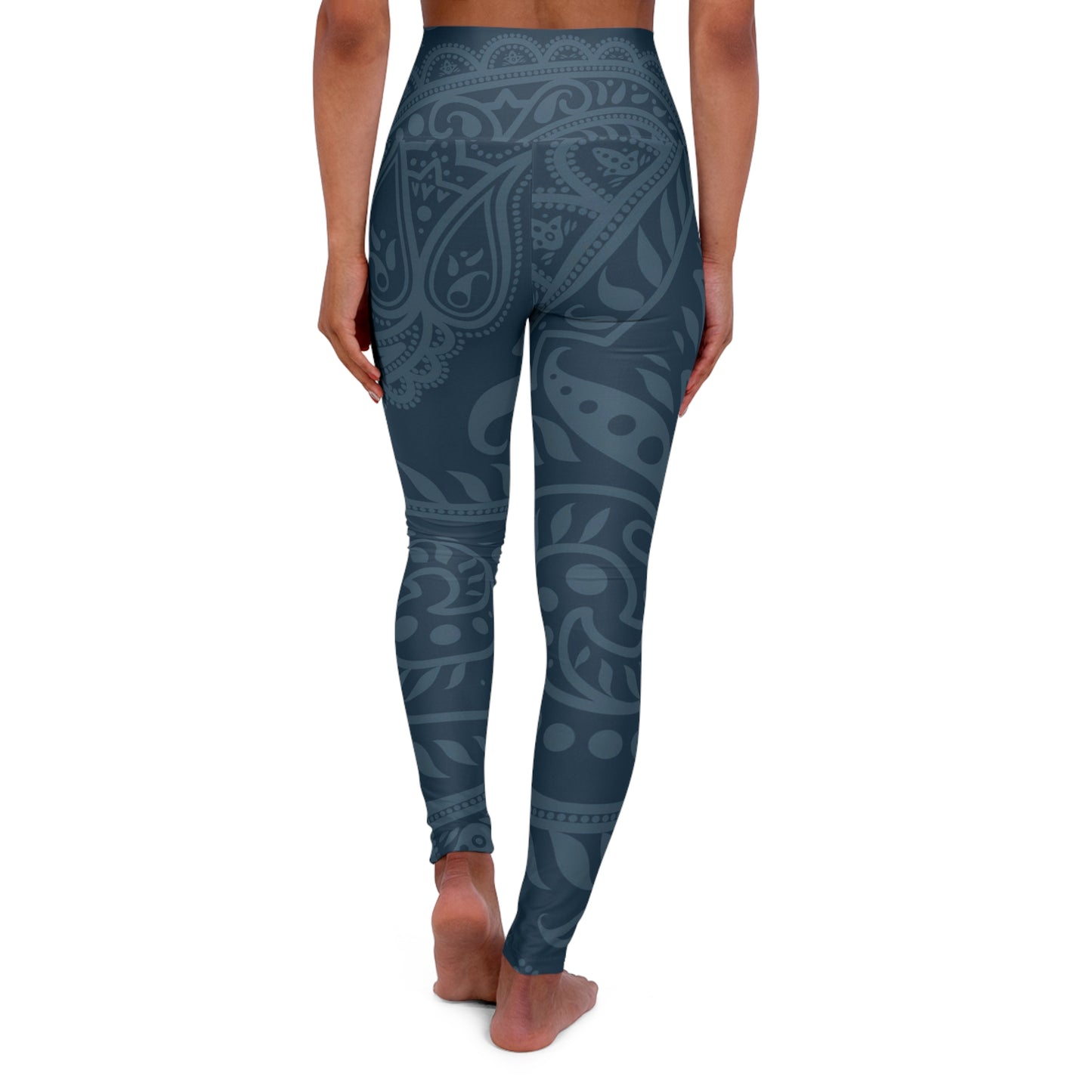 Paisley High Waisted Yoga Leggings