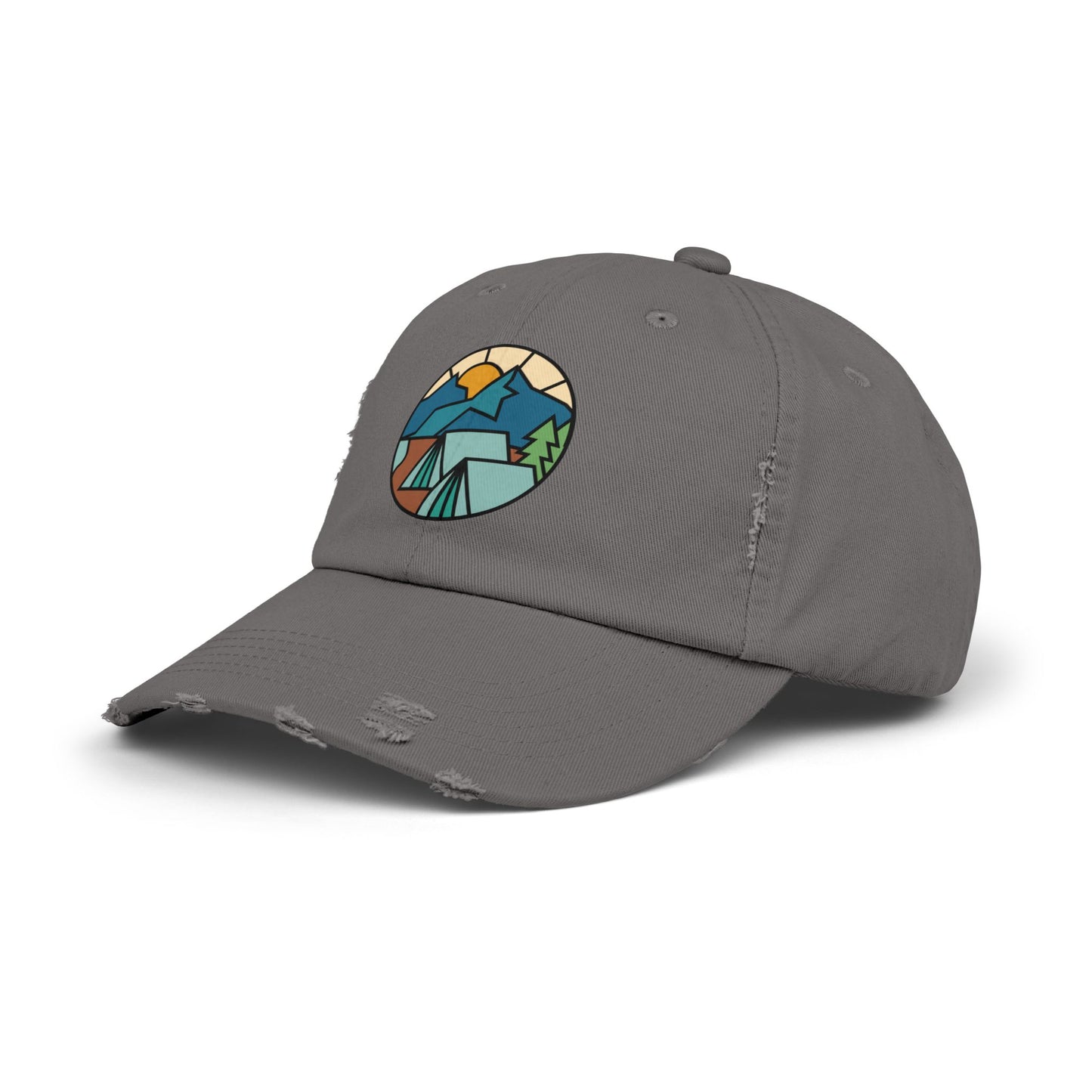 Let's Camp - Distressed Cap