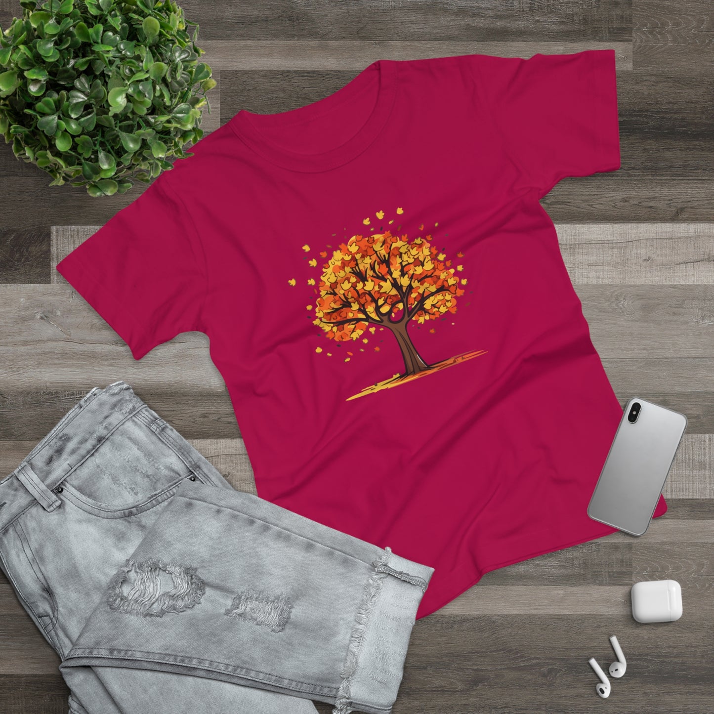 Leaves of the Fall - Women’s Maple Tee