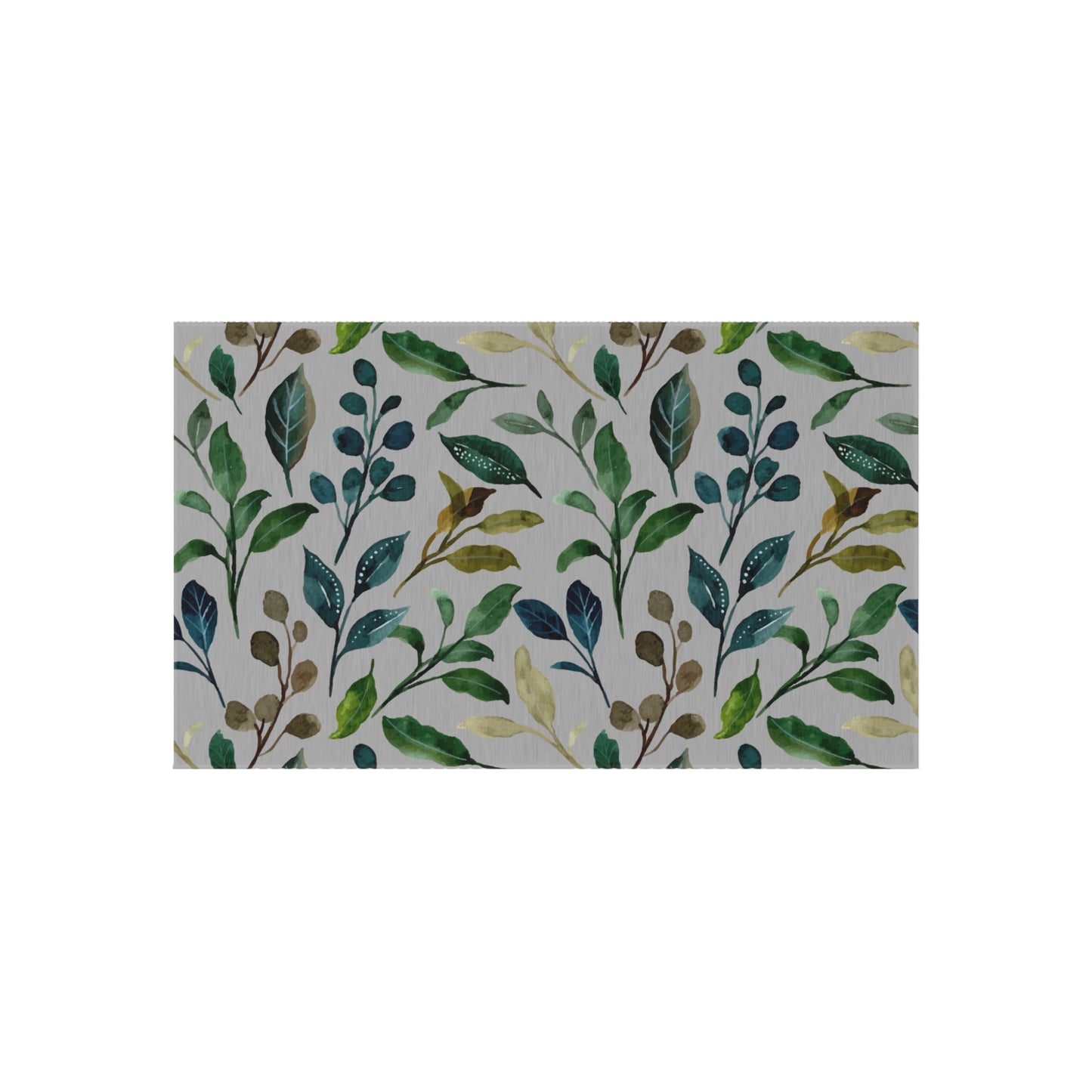 Green Leaves Outdoor Rug