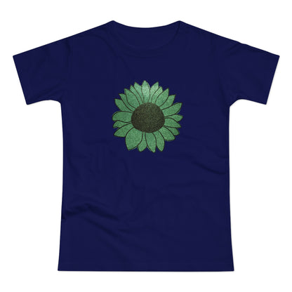 Green Flower Women's T-shirt