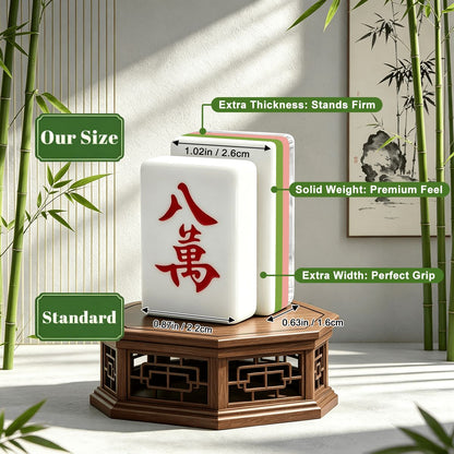 4 Layer Mahjong Tiles Set - Multiple Styles Available