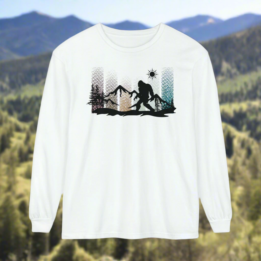 Bigfoot In the Woods - Long Sleeve Shirt