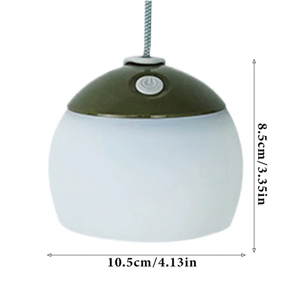 Camping Tent Light with Hook 4 Mode Adjustable LED Light Portable Outdoor Lantern Rechargeable LED Tent Lantern for Fishing Camp