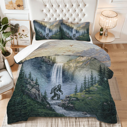 Bigfoot Waterfall King Comforter - 3 PCS Set