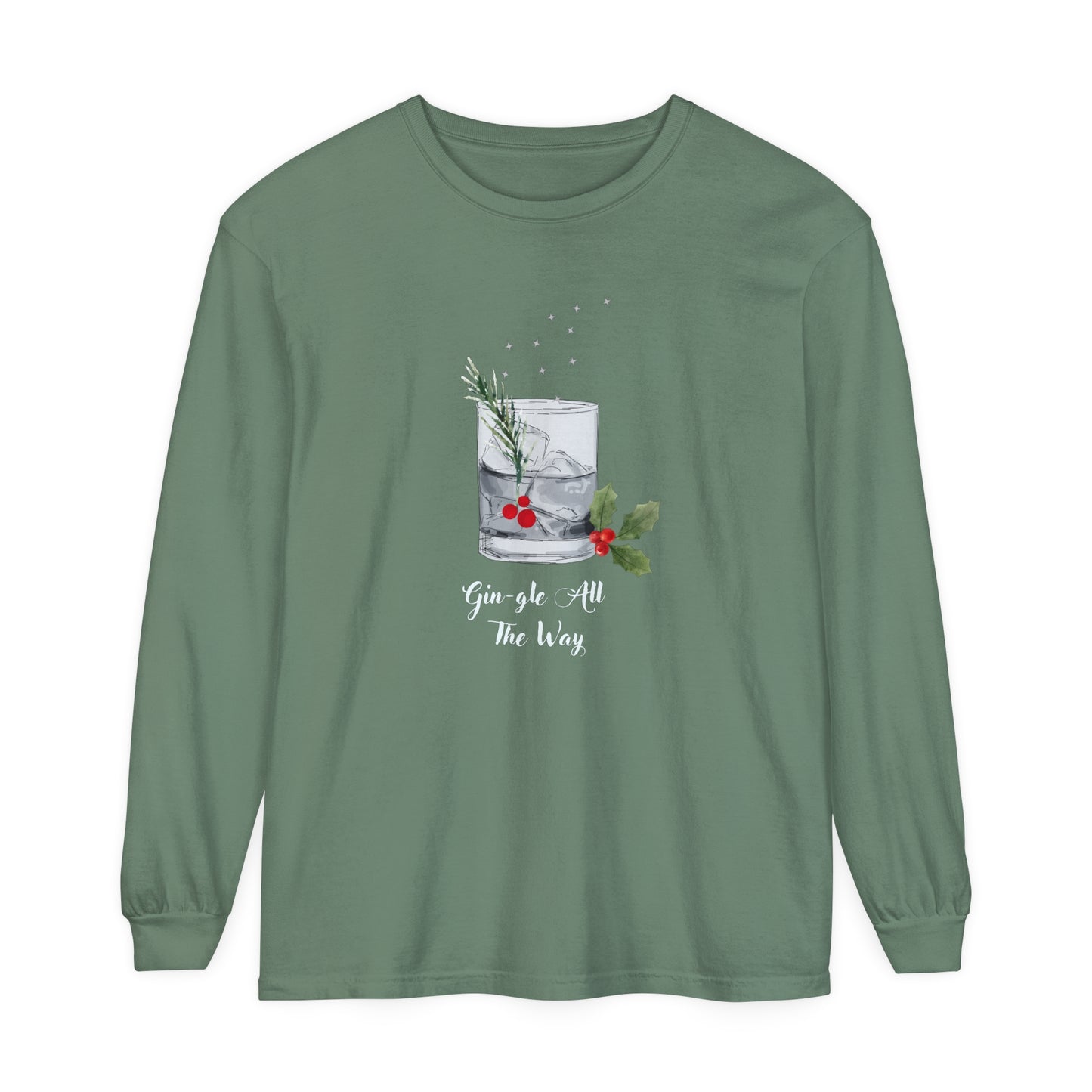 Gin-gle All The Way Long Sleeve T-Shirt