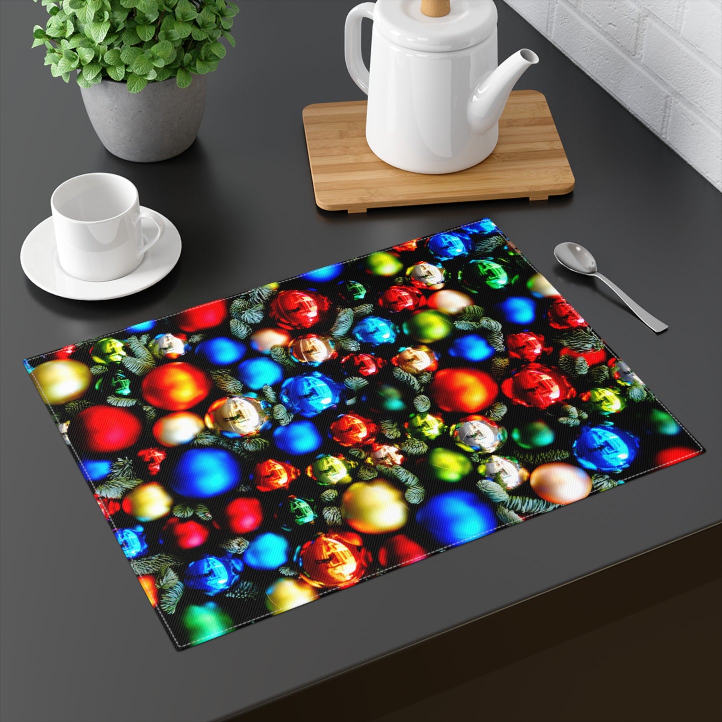 Christmas Balls Placemat - Placemat