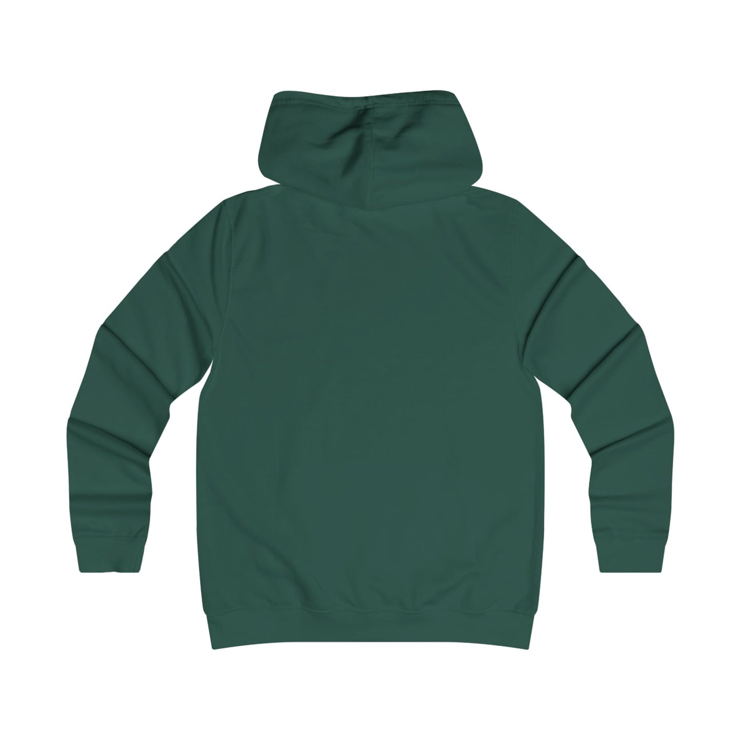 Green Flower Girlie Cut Hoodie