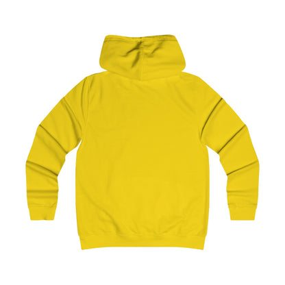 Green Flower Girlie Cut Hoodie
