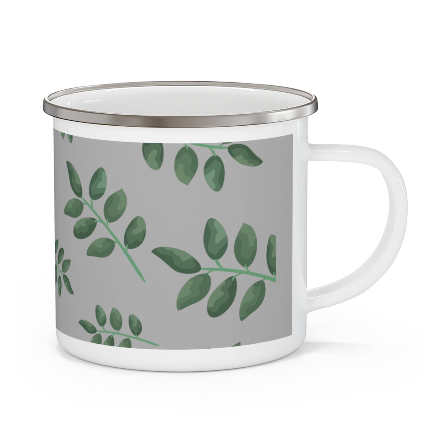 Fern Enamel Camping Mug