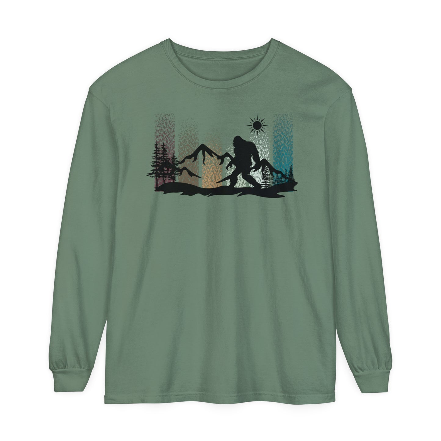 Bigfoot In the Woods - Long Sleeve Shirt