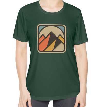 Retro Mountain Range Women’s Graphic T‑Shirt