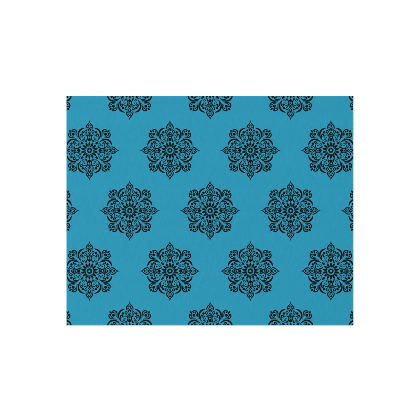 Medallion Blue Outdoor Rug