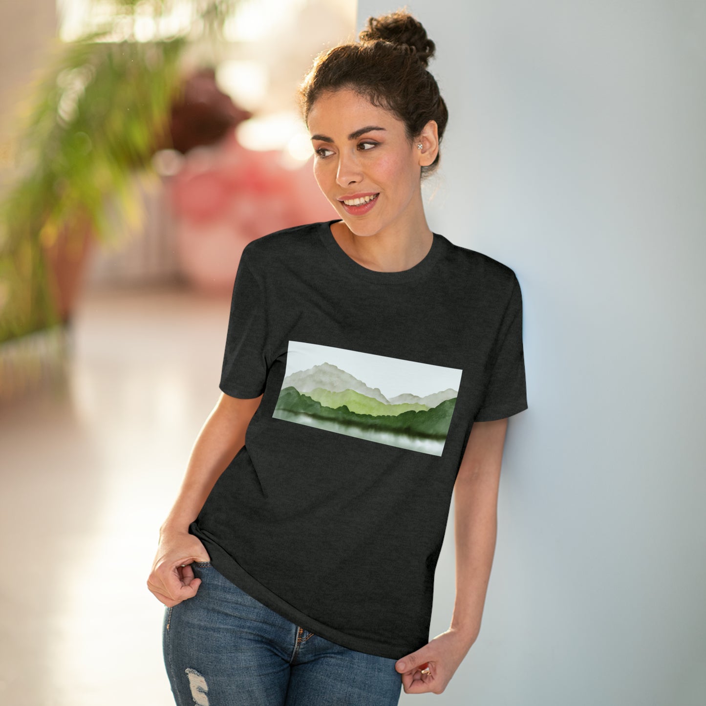 Mossy Mountain Organic Creator T-shirt - Unisex