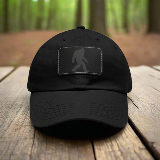 Bigfoot - Hat with Leather Rectangle Patch