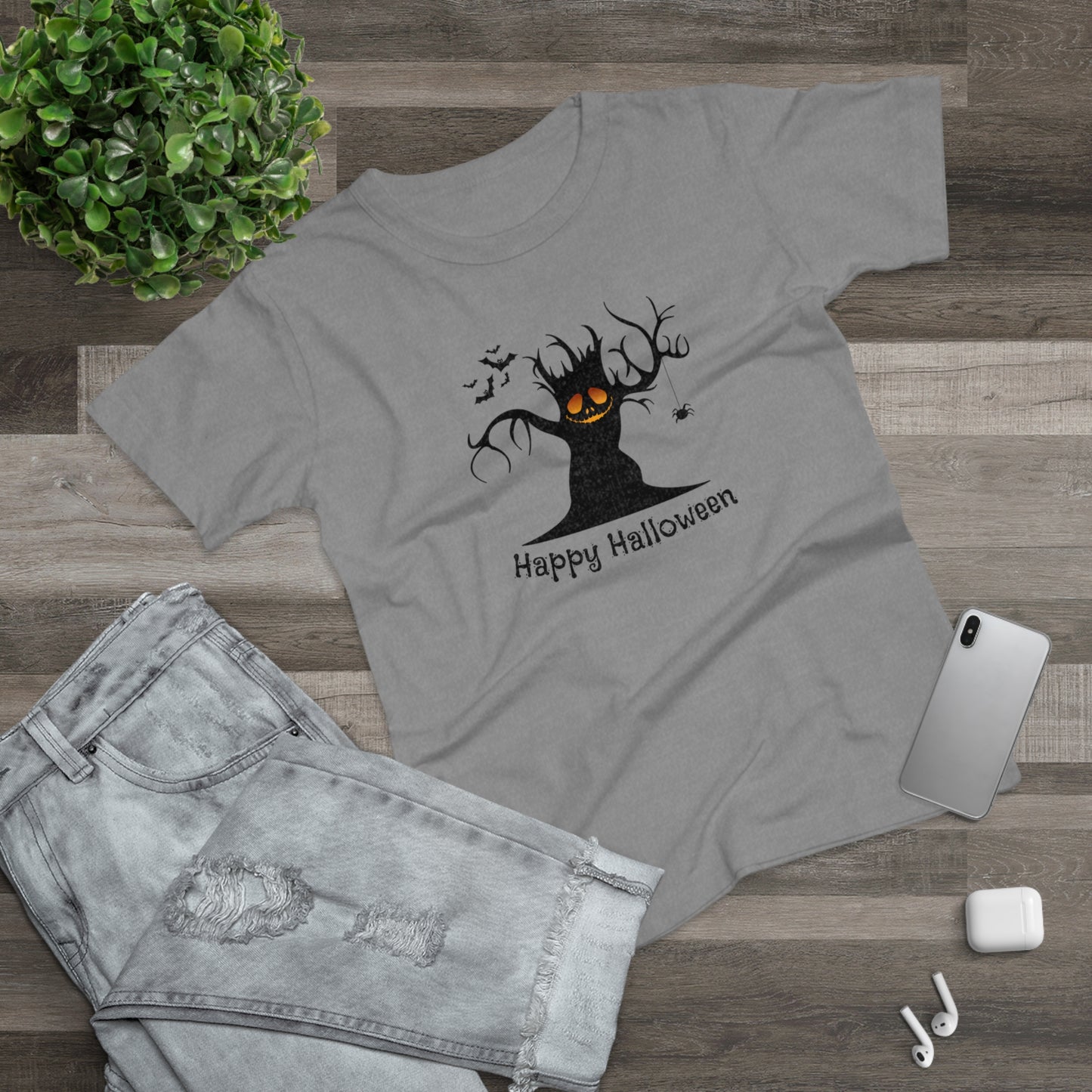 Happy Halloween Spooky Tree  - Women’s Tee