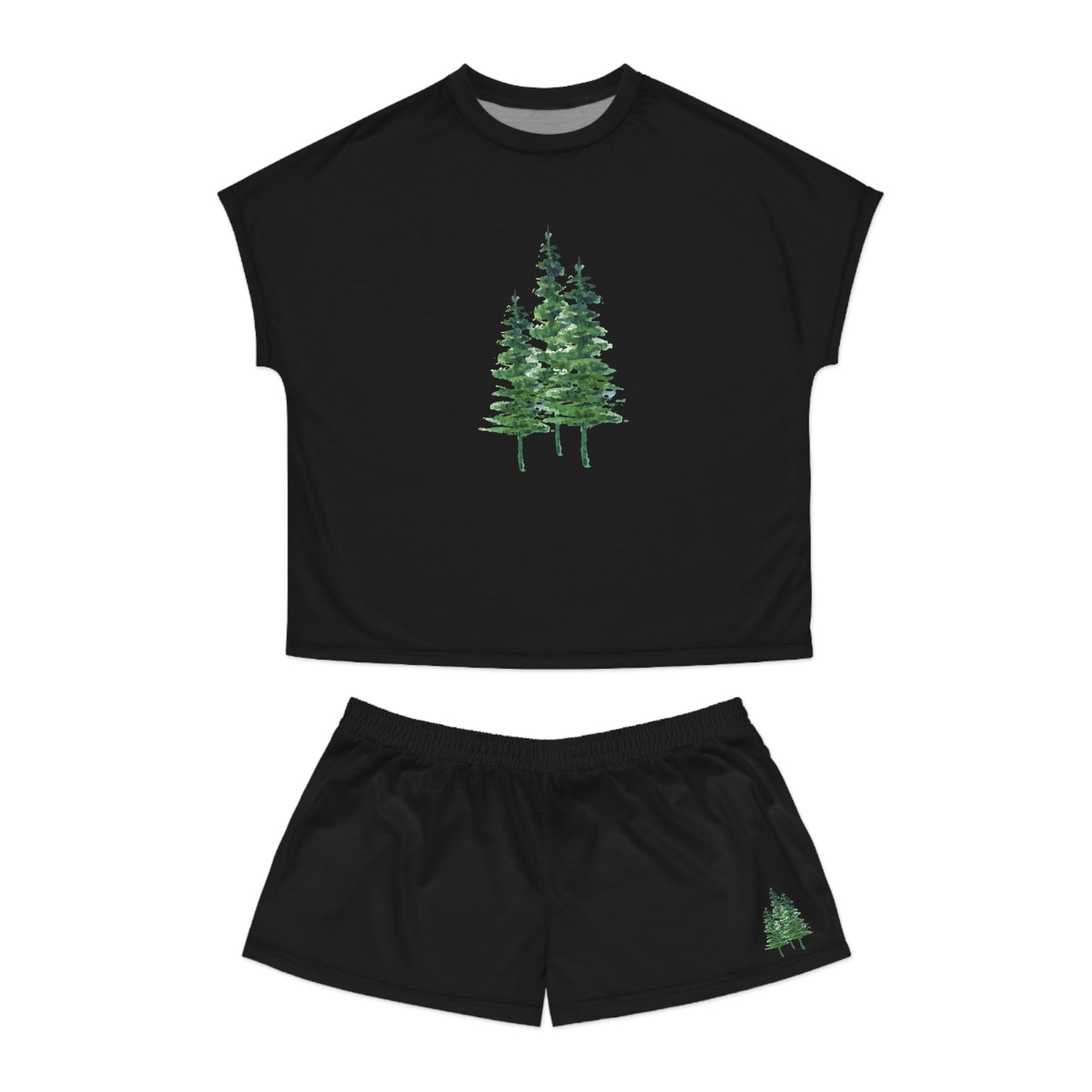 Mountain Pines Women's Short Pajama Set