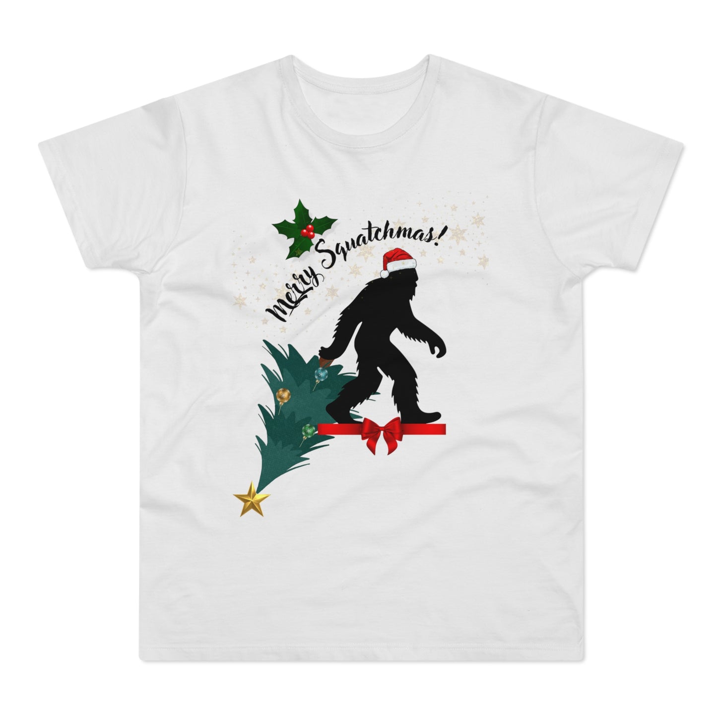 Merry Squatchmas T-shirt for Men