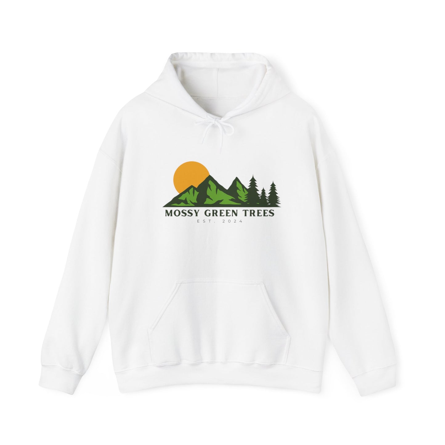 Mossy Green Trees - Unisex Hooded Sweatshirt