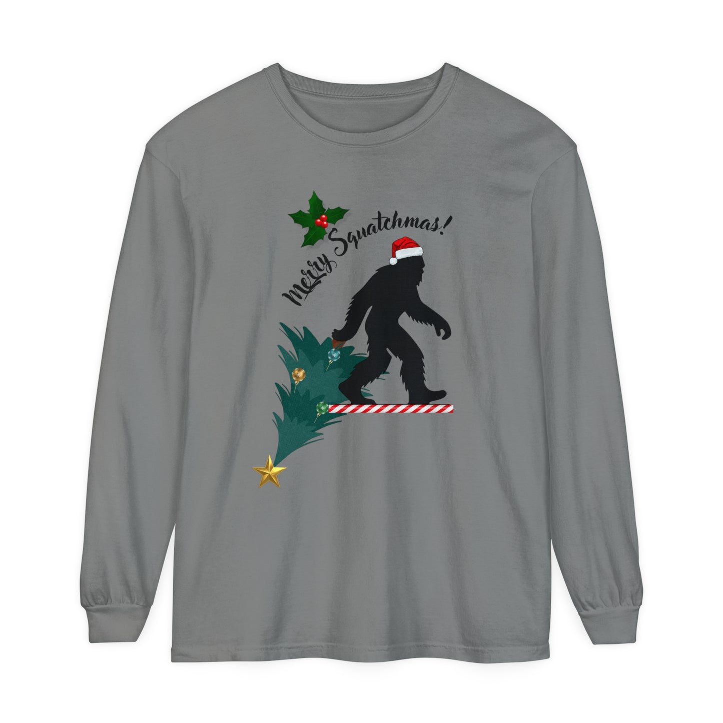 Merry Squatchmas Long Sleeve T-Shirt