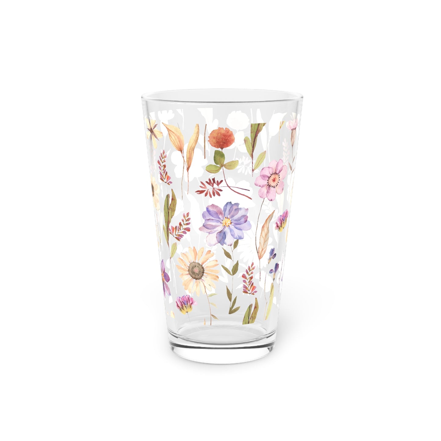 Pretty Flower Day Pint Glass, 16oz