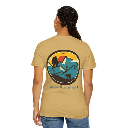Bigfoot In the Mountains Unisex T-shirt