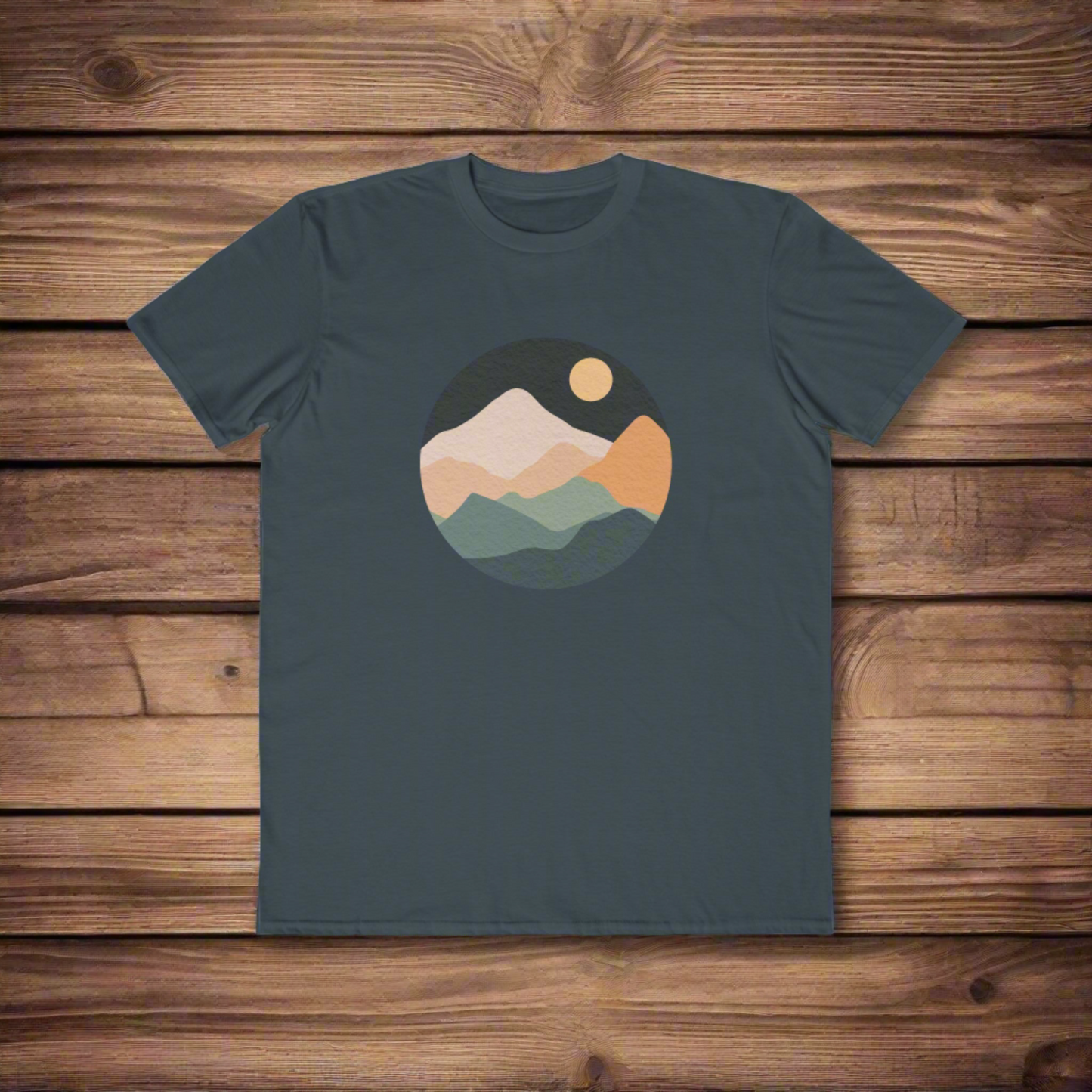 Midnight Mountain Men's Lightweight Tee