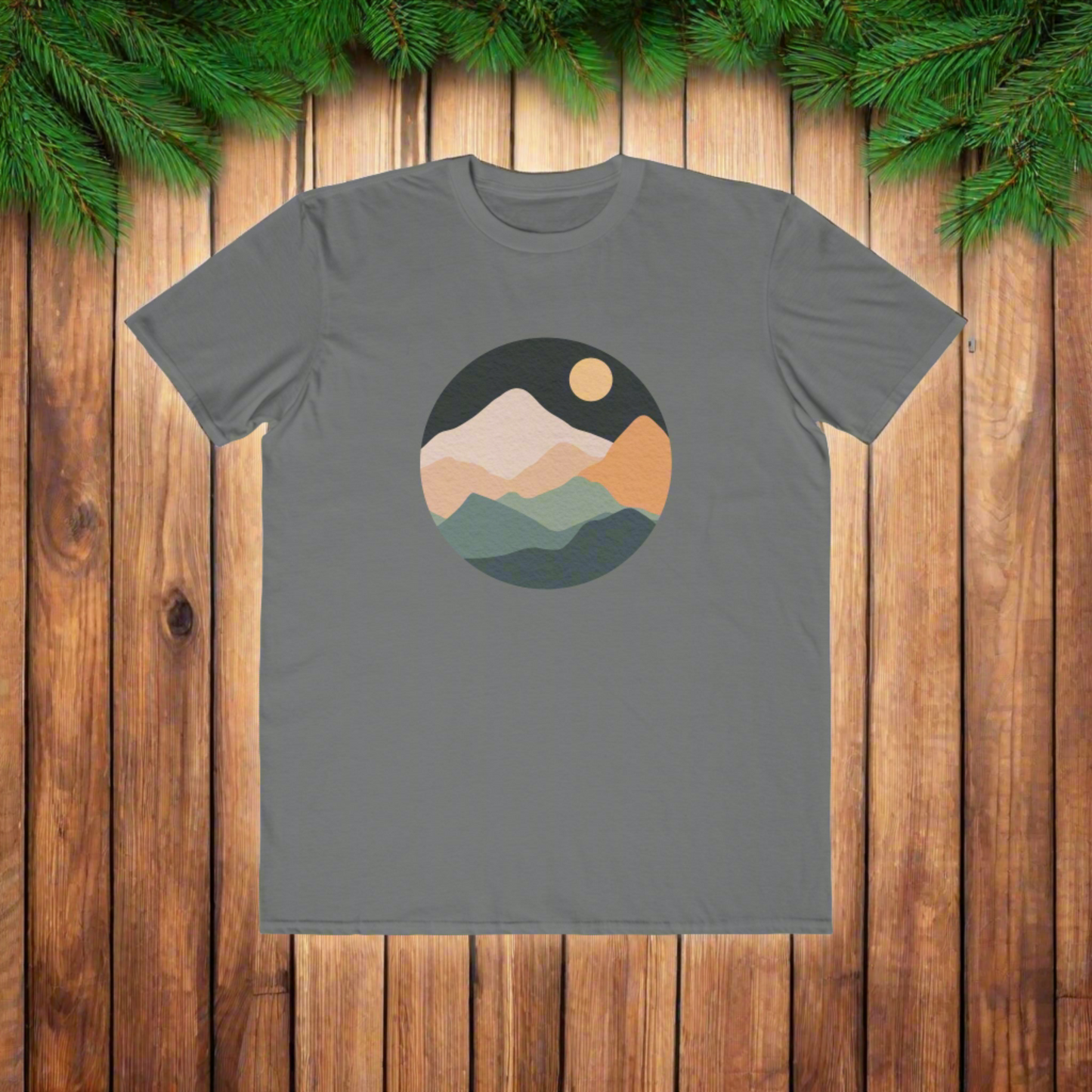 Midnight Mountain Men's Lightweight Tee