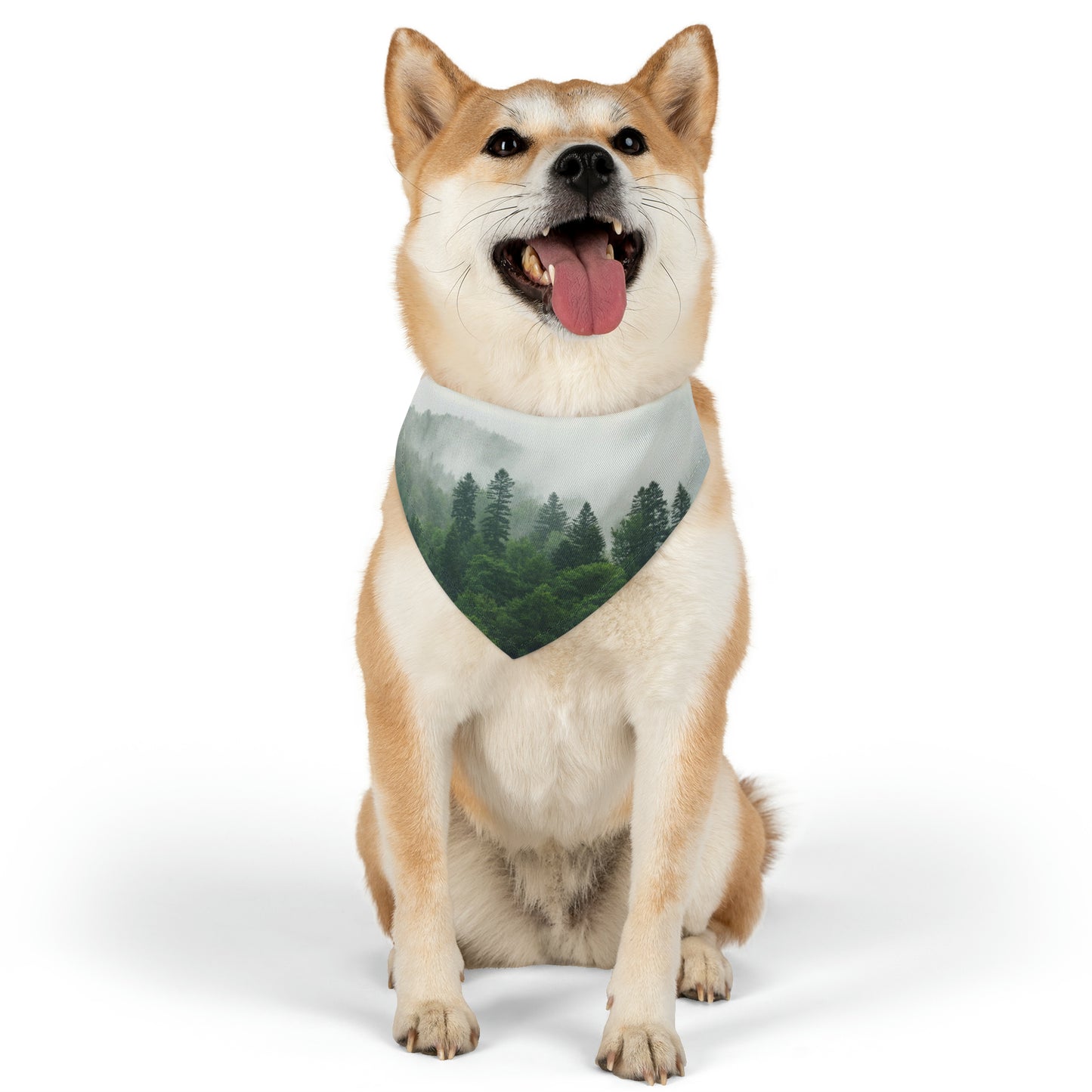 Foggy Mountain Pet Bandana Collar