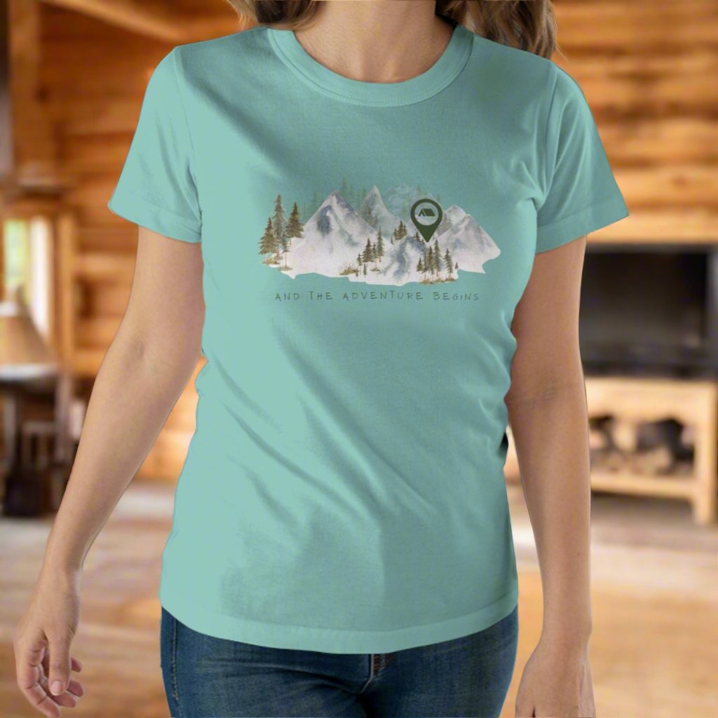 Adventure Begins - Women's T-shirt