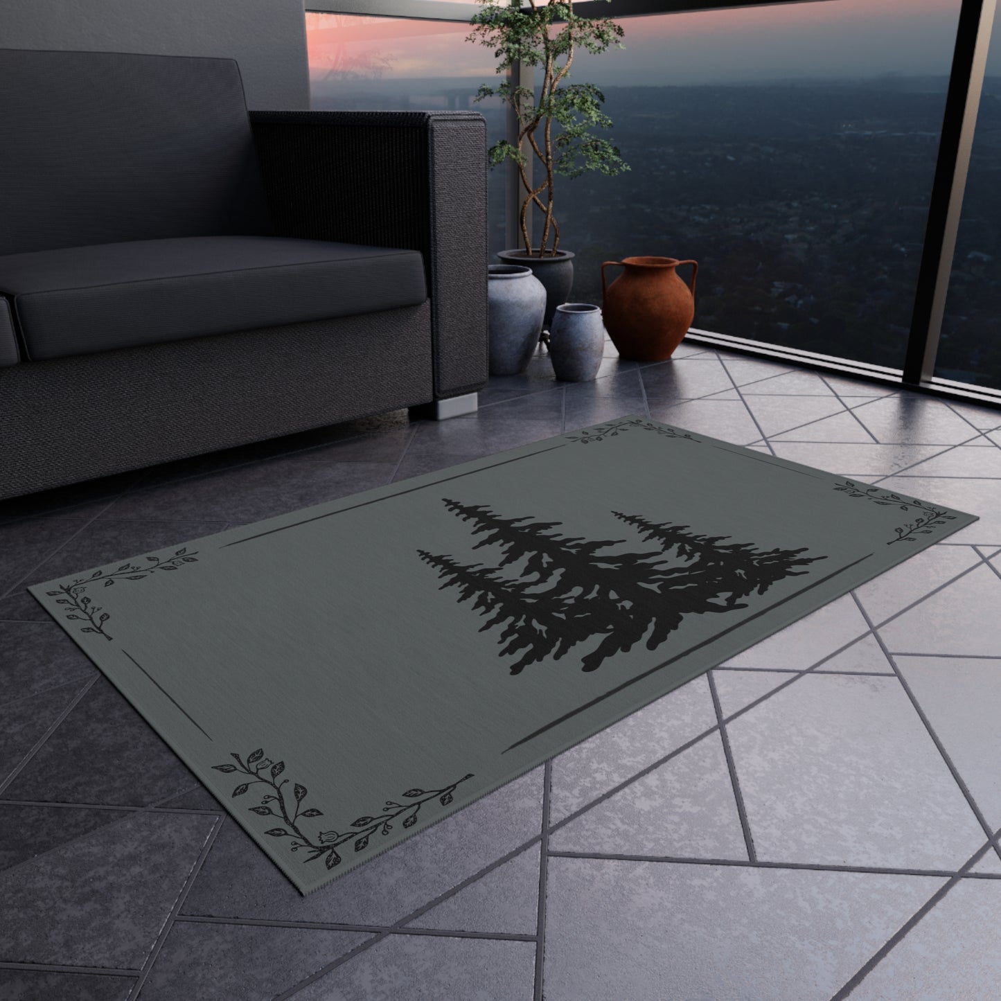 Mountain Pines Outdoor Rug