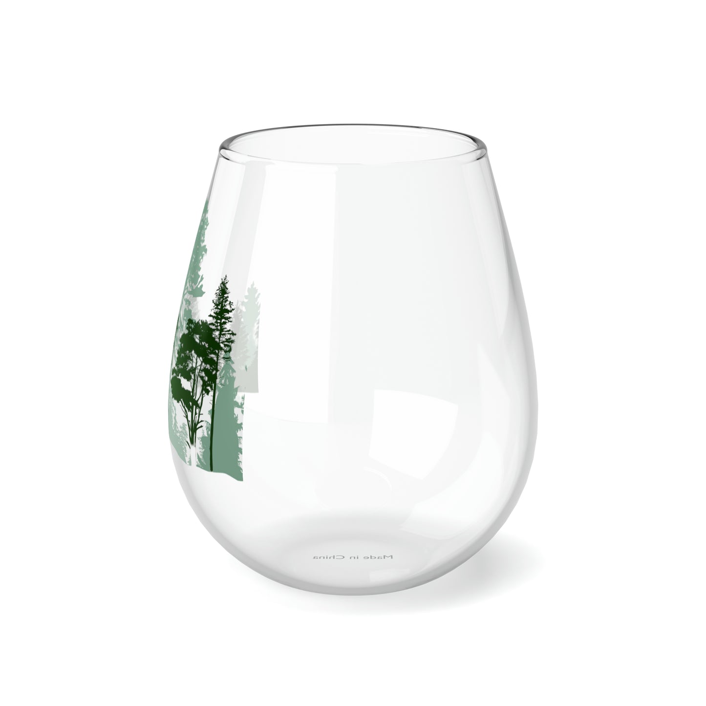 Forest Shadow Stemless Wine Glass, 11.75oz