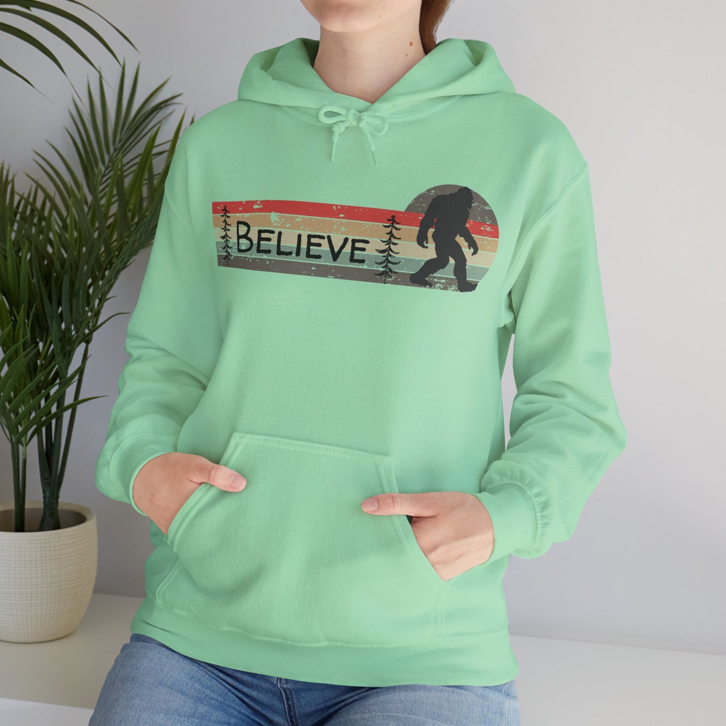 Bigfoot Believe Hooded Sweatshirt