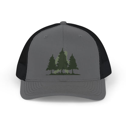 Trucker Cap — Forest Bigfoot Silhouette Snapback