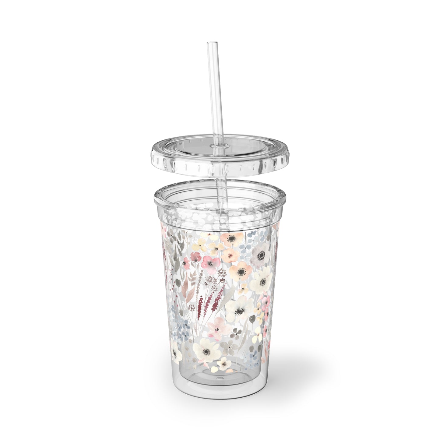 Pretty Petals Acrylic Cup