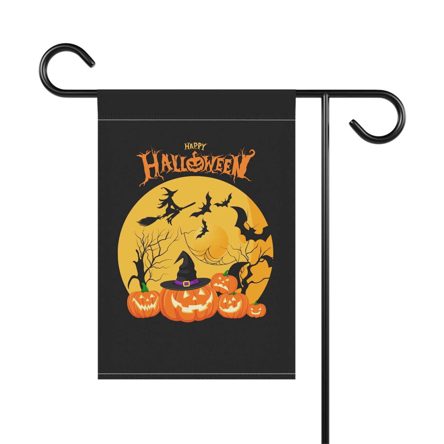 Happy Halloween Witches Moon - Garden & House Banner