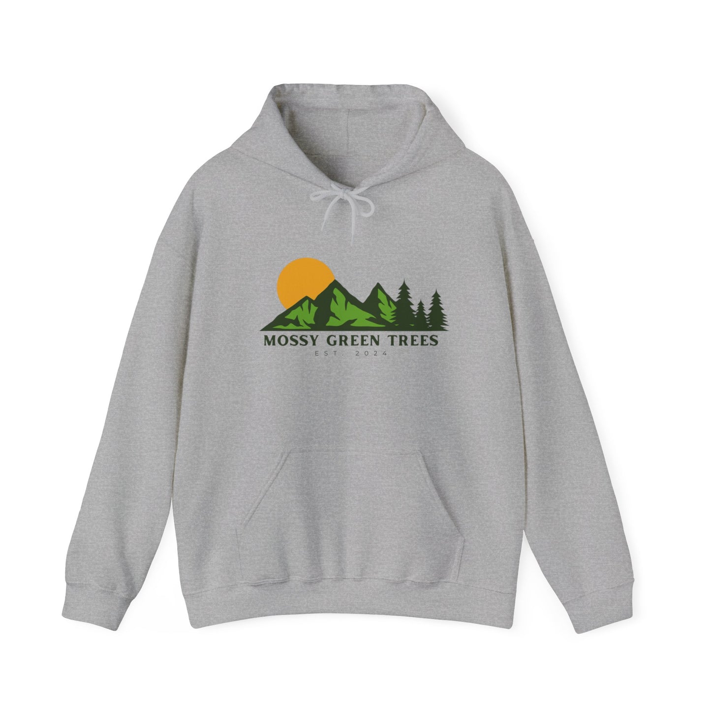 Mossy Green Trees - Unisex Hooded Sweatshirt